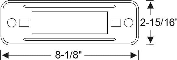 License Light Mounting Pad