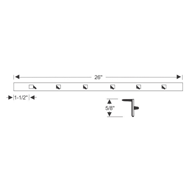 Outer Beltline Weatherstrip