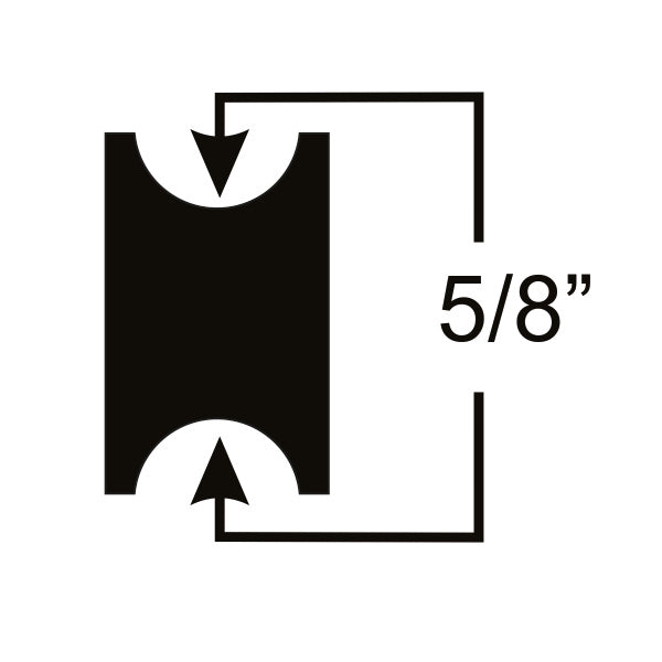 0.625 Thick 5 inch Spring Rubber