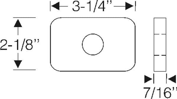 Body To Frame Mounting Pad