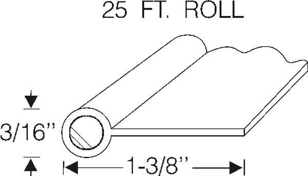 Fender Welting with 3/16 Bead - 25ft