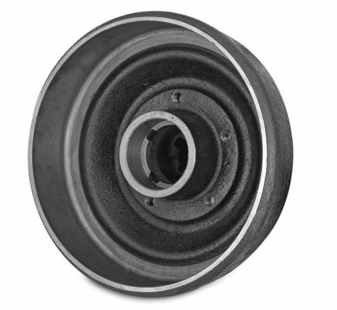 Front Left Brake Hub and Drum Assembly