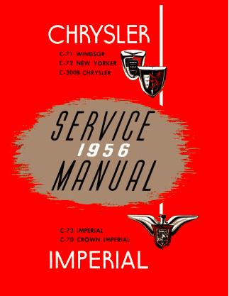 Shop Manual for 1956 Chrysler & Imperial | Literature