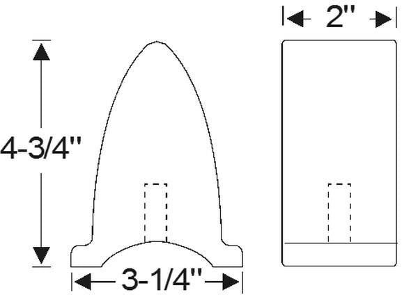 Rear Axle Leaf Spring Bumpers