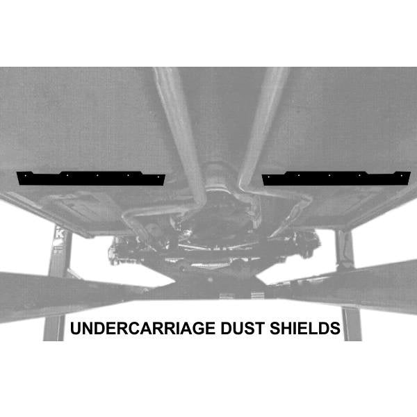 Undercarriage Cross Member Dust Shields