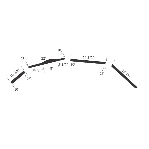 Convertible Roof Rail Weatherstrips