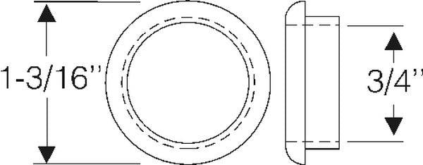 Horn projector grommet