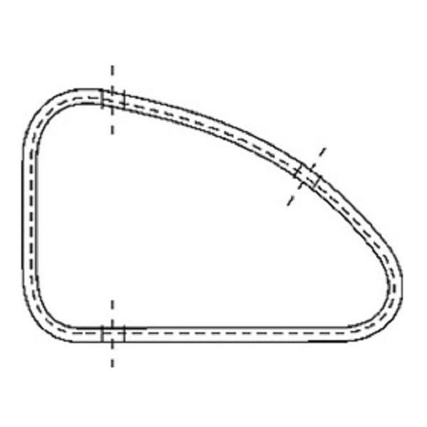 Rear Quarter Vent Window Weatherstrips