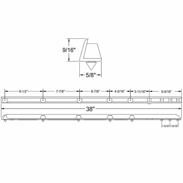 Hood To Cowl Weatherstrip