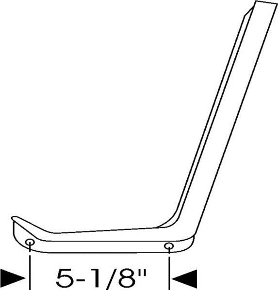 Front Door Hinge Pillar Weatherstrips