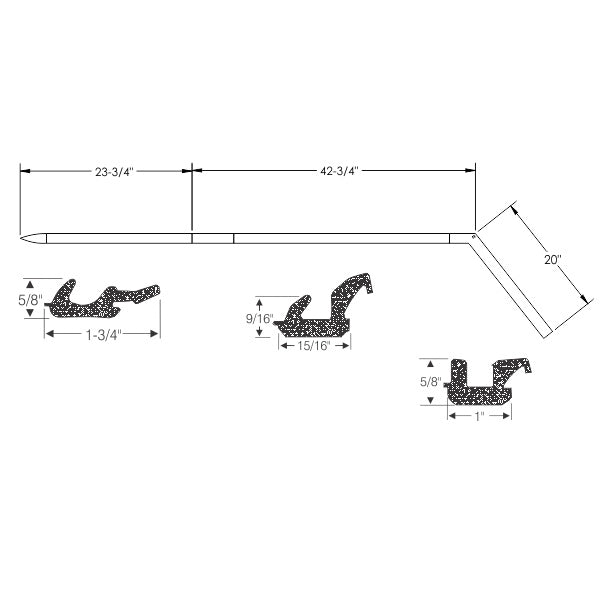 Hardtop Roof Rail Weatherstrip
