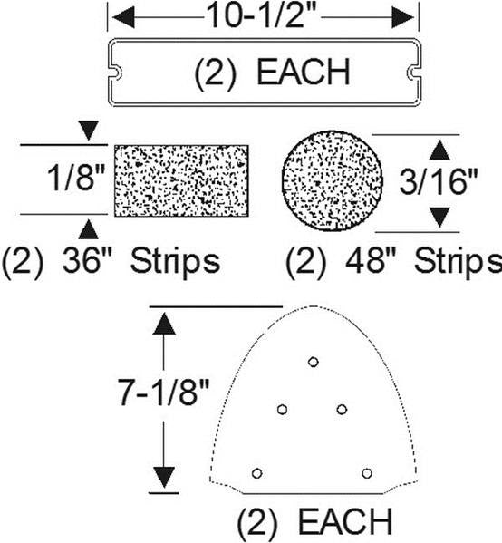 Taillight Gasket Set