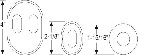 Headlight Mounting Pad Set