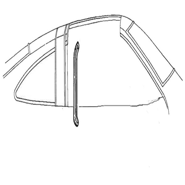 T-Top Quarter Posts To Door Window Weatherstrips