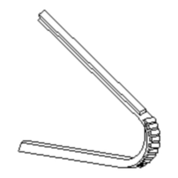 Rear door vent weatherstrip