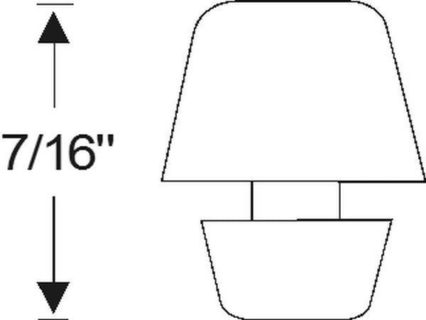 Hood Louver Corner Stop Bumpers