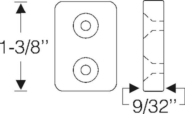 Detachable Center Post Pad