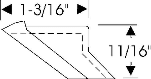 Run Channel Upper Bumper