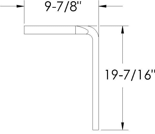 Upper Hinge Pillar Weatherstrips
