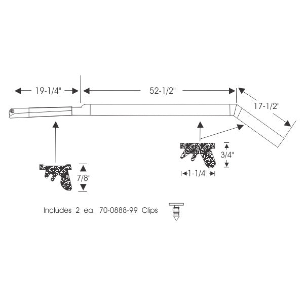 Hardtop Roof Rail Weatherstrips
