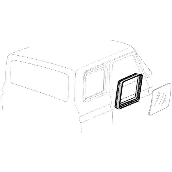 Stationary Rear Quarter Window Gaskets