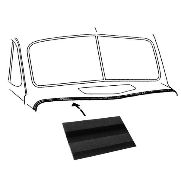 Firewall to Hood Weatherstrip - Cowl Lacing