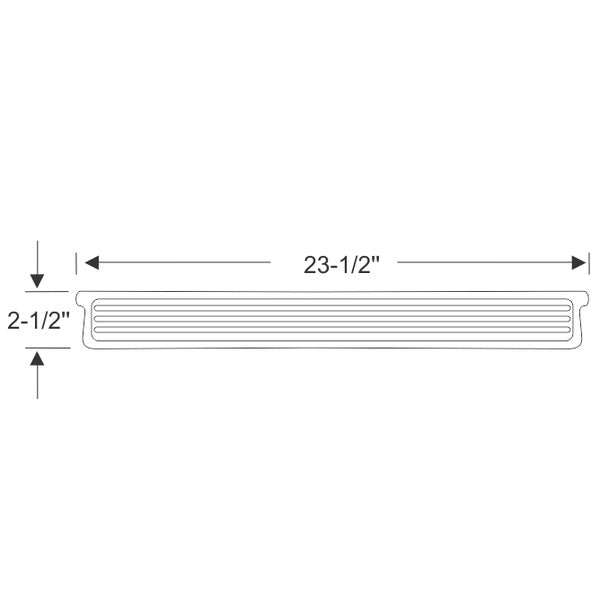 Door opening step pad