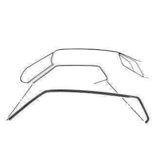 Hardtop Roof Rail Weatherstrips