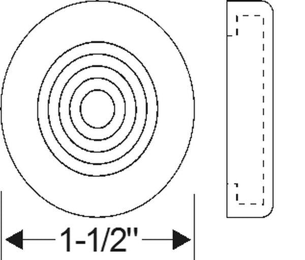 Brown Starter Button Cover