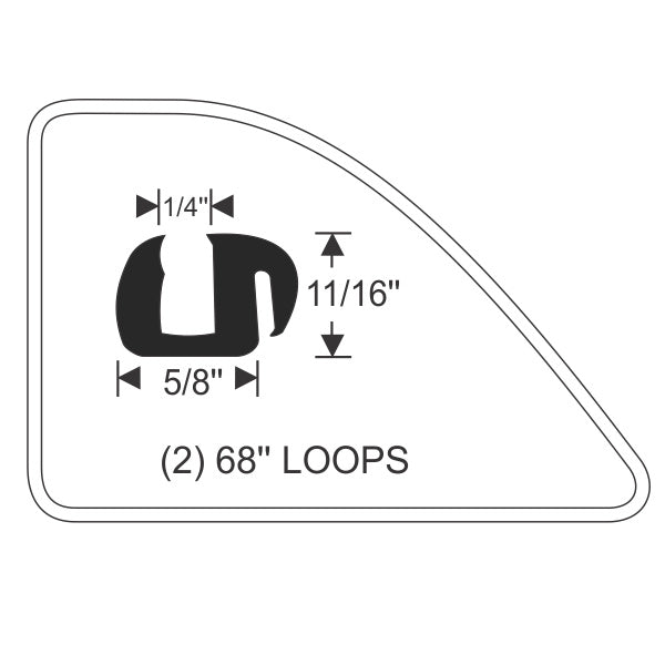 Quarter window weatherstrip