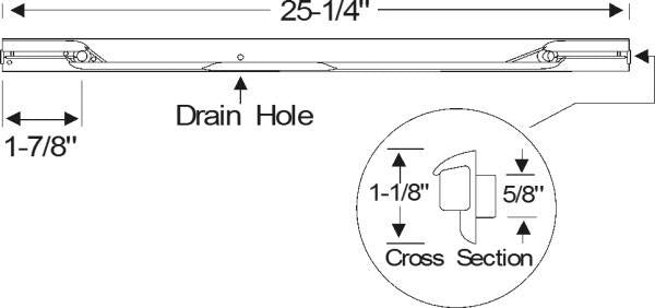 Rear Door Vent Weatherstrips