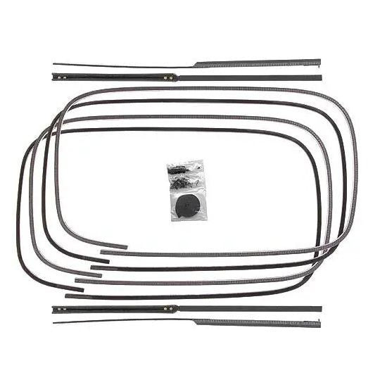 Window Run Channel Set - Rear Doors, Stainless