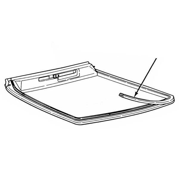 T-Top Glass Panel To Roof Weatherstrips
