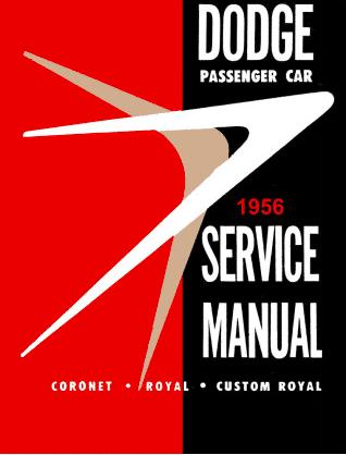 Shop Manual | 1956 Dodge Coronet Custom Lancer Royal Sierra