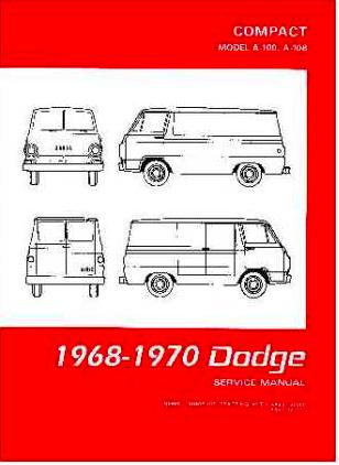 Shop Manual for 1968-1970 Dodge A-100 Van | Literature