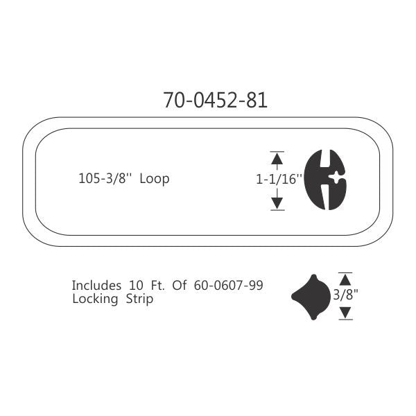 Rear Window Gasket Set