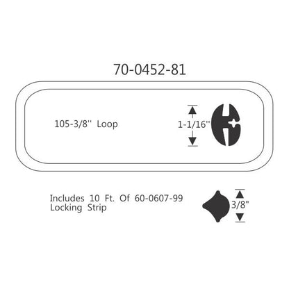 Rear Window Gasket Set