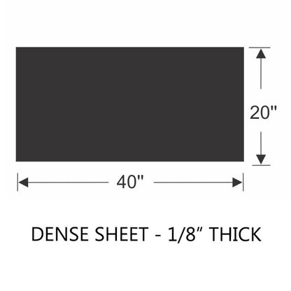 1/8" Thick Neoprene Dense Rubber Sheet