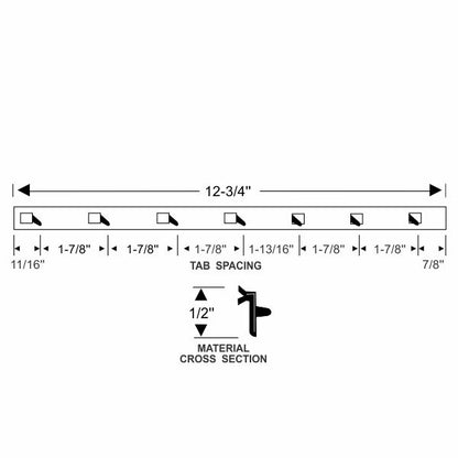 Vent Division Bar Weatherstrip