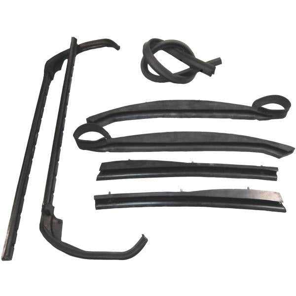 Convertible Roof Rail Weatherstrip Set