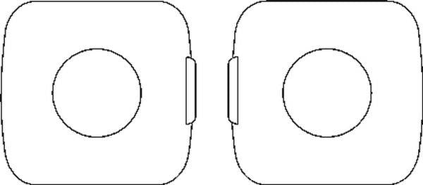 Windshield Stanchion Base Pad