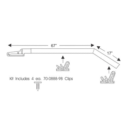 Hardtop Roof Rail Weatherstrips