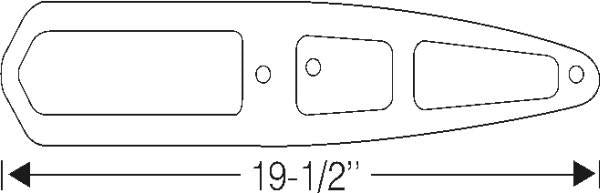 Taillight Mounting Pad