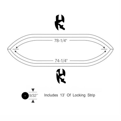 Rear Window Gasket Set
