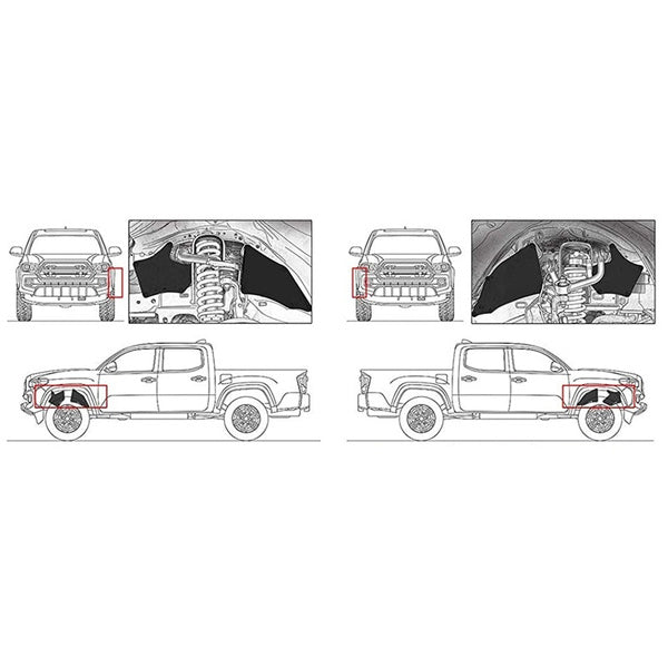 Inner Fender Filler Set