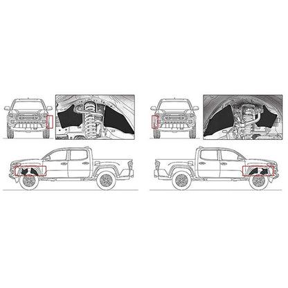 Inner Fender Filler Set