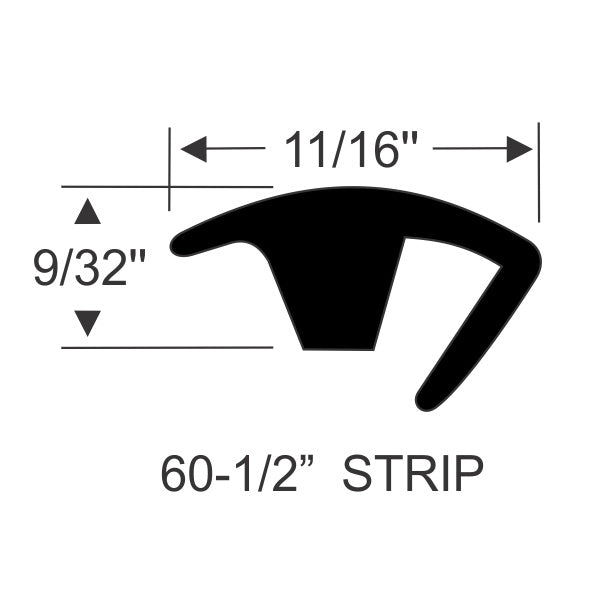 Hood To Cowl Weatherstrip