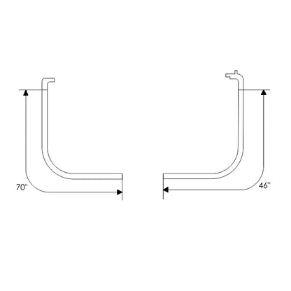 Front Door Weatherstrip Set