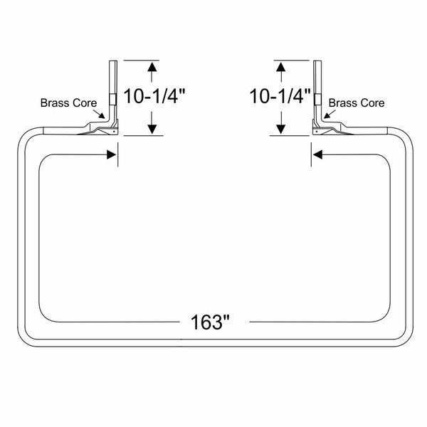 Trunk Luggage Compartment Weatherstrip