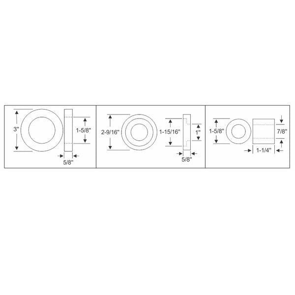 Body Mounting Pad Set